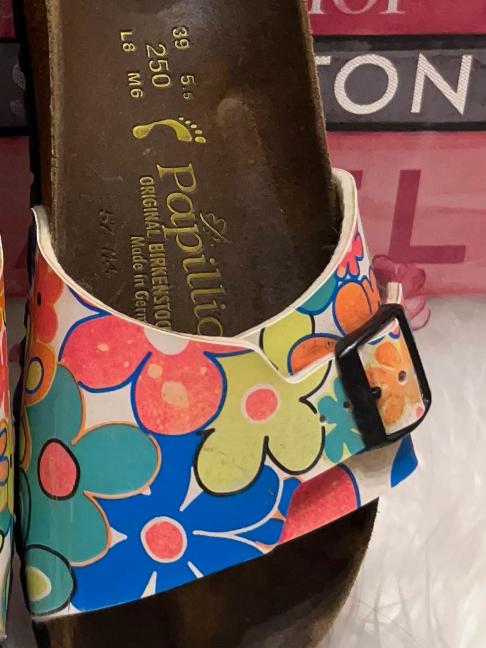 Birkenstocks papillio Buckle hippies Slide Sandals in size 38 - Picture 5 of 9